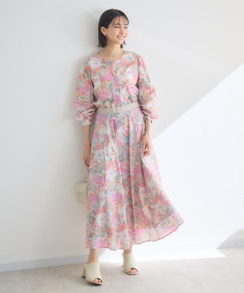 KATHARINE ROSS（キャサリンロス）の「【KATHARINE ROSS】【MADE IN JAPAN/洗濯機洗い可】LIBERTY PUNKPOSYプリントブラウス（シャツ/ブラウス・レディース・ブルー/ピンク/イエロー・FREE）」の16枚目の写真