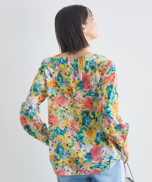 KATHARINE ROSS（キャサリンロス）の「【KATHARINE ROSS】【MADE IN JAPAN/洗濯機洗い可】LIBERTY PUNKPOSYプリントブラウス（シャツ/ブラウス・レディース・ブルー/ピンク/イエロー・FREE）」の14枚目の写真