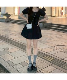 ピンタックスカート