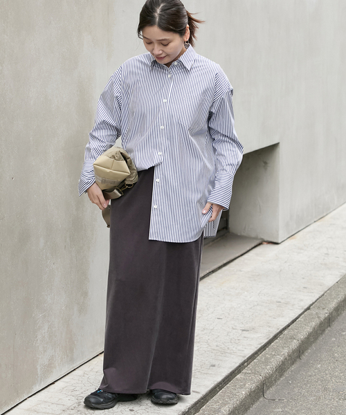 JOURNAL STANDARD(ジャーナルスタンダード)の「ハイカウントコットンベーシックシャツ(シャツ/ブラウス・レディース・ホワイト/グリーン/コバルトブルー・FREE)」の15枚目の写真