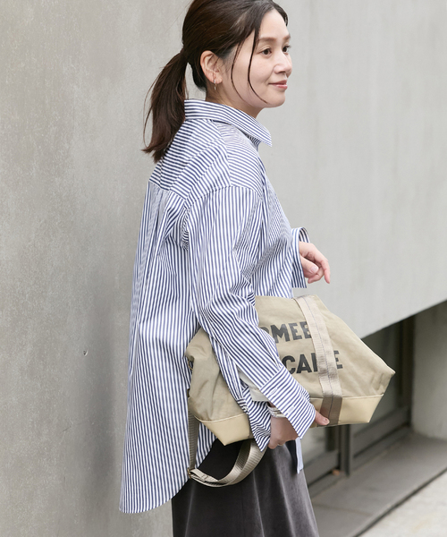 JOURNAL STANDARD(ジャーナルスタンダード)の「ハイカウントコットンベーシックシャツ(シャツ/ブラウス・レディース・ホワイト/グリーン/コバルトブルー・FREE)」の16枚目の写真