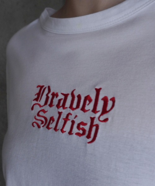 G.V.G.V.(ジーヴィージーヴィー)の「EMBROIDERY OVER TEE(Tシャツ/カットソー・レディース・グレー系その他/ブラック・ONE SIZE)」の6枚目の写真