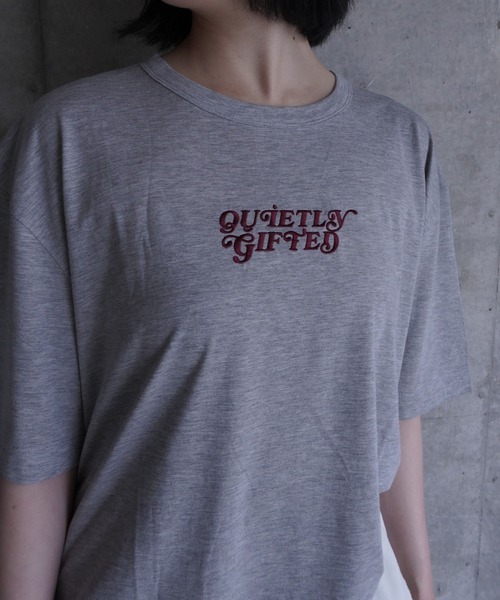 G.V.G.V.(ジーヴィージーヴィー)の「EMBROIDERY OVER TEE(Tシャツ/カットソー・レディース・グレー系その他/ブラック・ONE SIZE)」の14枚目の写真