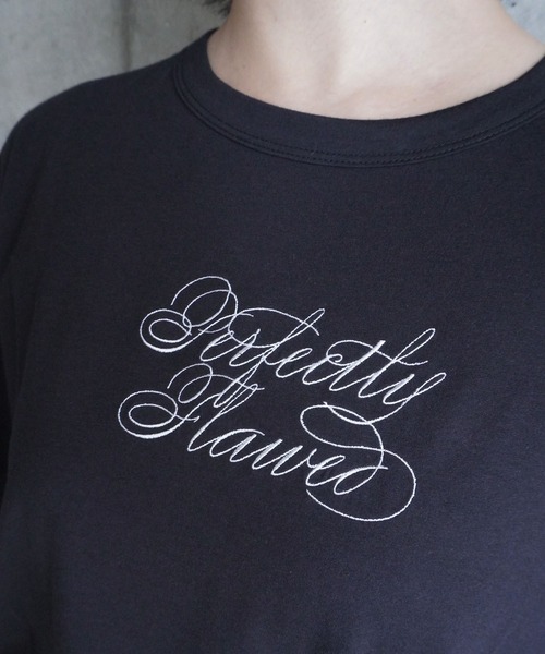 G.V.G.V.(ジーヴィージーヴィー)の「EMBROIDERY OVER TEE(Tシャツ/カットソー・レディース・グレー系その他/ブラック・ONE SIZE)」の20枚目の写真