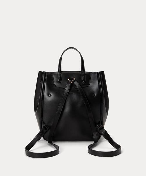 Polo ID レザー ドローストリング バックパック（バックパック