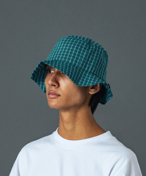 XLARGE(エクストララージ)の「PLAID HAT(ハット・メンズ・グリーン/ベージュ/ネイビー・M/L)」の4枚目の写真