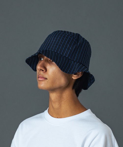 XLARGE(エクストララージ)の「PLAID HAT(ハット・メンズ・グリーン/ベージュ/ネイビー・M/L)」の6枚目の写真