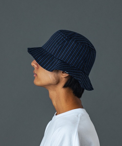 XLARGE(エクストララージ)の「PLAID HAT(ハット・メンズ・グリーン/ベージュ/ネイビー・M/L)」の8枚目の写真