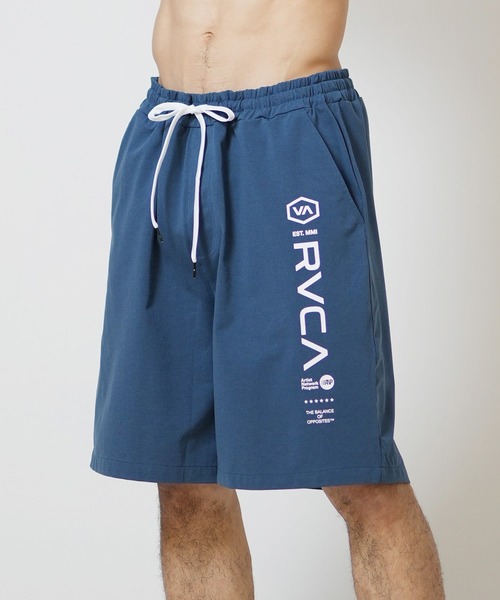 RVCA(ルーカ)の「RVCA/ルーカ メンズ ショーツ 軽量 シンプル BG041607(その他パンツ・メンズ・ブラック/ブルー・L/S/M)」の2枚目の写真
