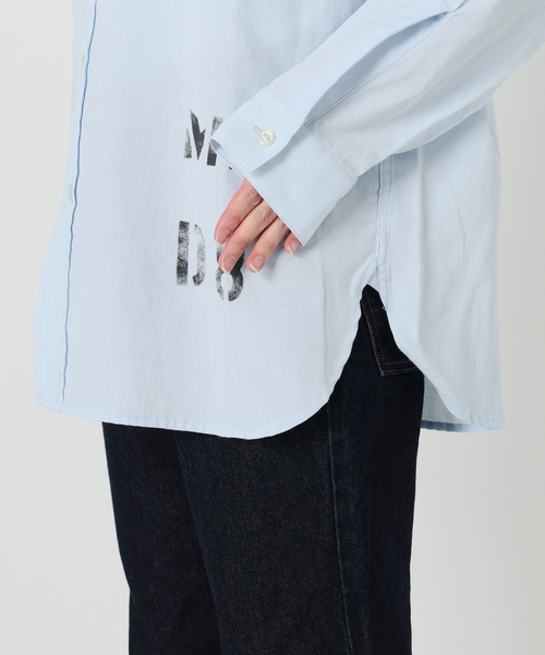 PAYDAY（ペイデイ）の「PAYDAY/ペイデイ SLOBE別注 プリントシャツ（シャツ/ブラウス・レディース・ベージュ系その他/サックスブルー・FREE）」の16枚目の写真