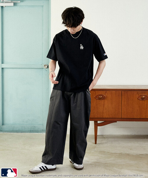 PUBLUX（パブリュクス）の「PUBLUX/パブリュクス ＜機能性素材＞別注MLB バンダナ バックプリント Tシャツ　限定展開（Tシャツ/カットソー・メンズ・ブラック/ネイビー/グレー/ブラウン/ライトグレー/ホワイト・L/M/S）」の14枚目の写真