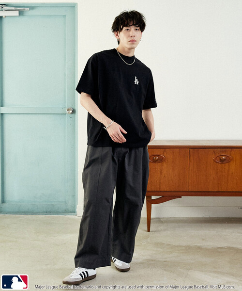 PUBLUX（パブリュクス）の「PUBLUX/パブリュクス ＜機能性素材＞別注MLB バンダナ バックプリント Tシャツ　限定展開（Tシャツ/カットソー・メンズ・ブラック/ネイビー/グレー/ブラウン/ライトグレー/ホワイト・L/M/S）」の12枚目の写真