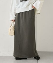 ワンポイントロゴ刺繍ピグメントダンボールスカート