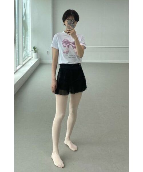 AWESOME STUDIO(オーサムスタジオ)の「リボンデジタルプリント半袖Tシャツホワイト(Tシャツ/カットソー・レディース・その他・FREE)」の13枚目の写真