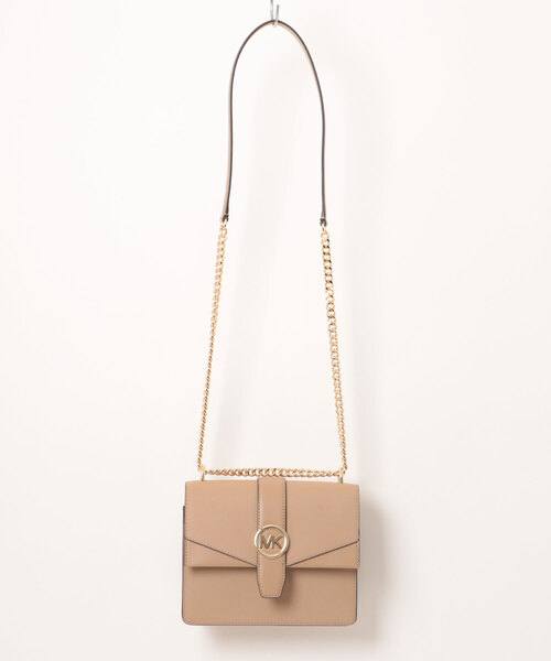 MICHAEL KORS(マイケルコース)の「GREENWICH サフィアーノ レザー フラップ クロスボディ スモール(ショルダーバッグ・レディース・キャメル・FREE)」の1枚目の写真