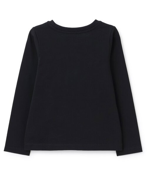 kate spade new york kids（ケイトスペードニューヨーク）の「ビジューロゴ長袖Tシャツ（Tシャツ/カットソー・キッズ・ライラック/ブラック・140cm/130cm/120cm/160cm/150cm）」の5枚目の写真