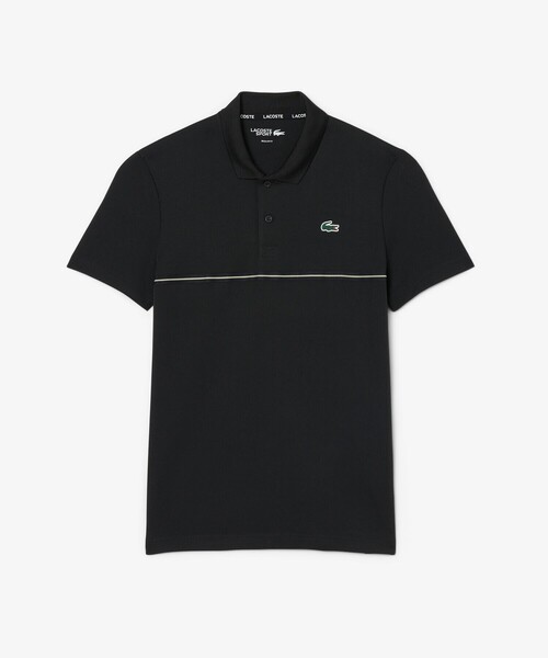 LACOSTE(ラコステ)の「UVカット バックヨークプリント ウルトラドライ鹿の子地ポロシャツ(ポロシャツ・メンズ・ブラック/ライトブルー/グリーン・3/4/5)」の7枚目の写真