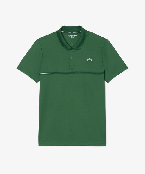 LACOSTE(ラコステ)の「UVカット バックヨークプリント ウルトラドライ鹿の子地ポロシャツ(ポロシャツ・メンズ・ブラック/ライトブルー/グリーン・3/4/5)」の13枚目の写真