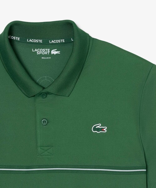 LACOSTE(ラコステ)の「UVカット バックヨークプリント ウルトラドライ鹿の子地ポロシャツ(ポロシャツ・メンズ・ブラック/ライトブルー/グリーン・3/4/5)」の14枚目の写真
