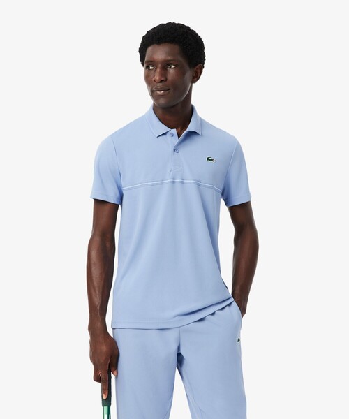LACOSTE(ラコステ)の「UVカット バックヨークプリント ウルトラドライ鹿の子地ポロシャツ(ポロシャツ・メンズ・ブラック/ライトブルー/グリーン・3/4/5)」の16枚目の写真