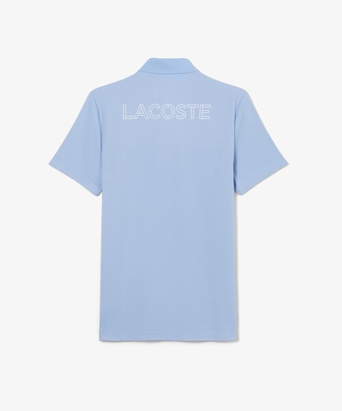 LACOSTE(ラコステ)の「UVカット バックヨークプリント ウルトラドライ鹿の子地ポロシャツ(ポロシャツ・メンズ・ブラック/ライトブルー/グリーン・3/4/5)」の22枚目の写真