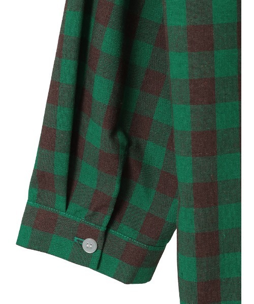 Catchup（ケチャップ）の「プラッドシャツ（シャツ/ブラウス・キッズ・ベージュ/グリーン・110㎝/100㎝/150cm/140㎝/130㎝/120㎝/90㎝）」の7枚目の写真