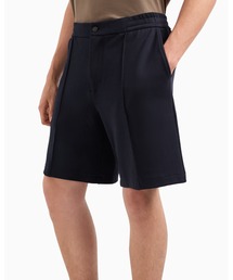 EMPORIO ARMANI | 【エンポリオ アルマーニ】バミューダパンツ ジャージー ピンタック(その他パンツ)