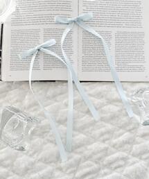 WEGO（ウィゴー）の「WEGO/【2点セット】ロングナローリボンクリップ（バレッタ/ヘアクリップ）」