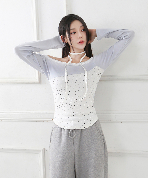 CATTLINE(カトリン)の「レースミニ星Tシャツホワイト(Tシャツ/カットソー・レディース・ホワイト・FREE)」の6枚目の写真