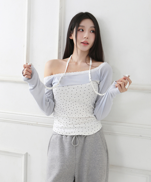 CATTLINE(カトリン)の「レースミニ星Tシャツホワイト(Tシャツ/カットソー・レディース・ホワイト・FREE)」の8枚目の写真