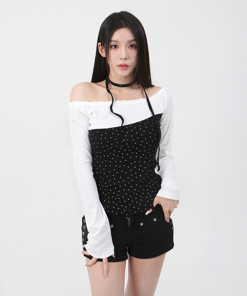 CATTLINE(カトリン)の「レースミニ星Tシャツホワイト(Tシャツ/カットソー・レディース・ホワイト・FREE)」の22枚目の写真