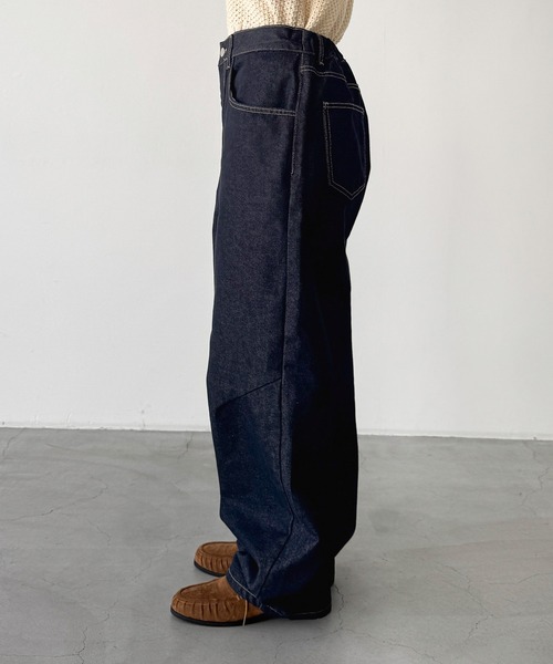CANAL JEAN(キャナルジーン)の「choice_cnl Balloonデニムパンツ(デニムパンツ・レディース・インディゴブルー・2/1/0)」の9枚目の写真