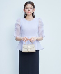 ラベンダー」に該当するシャツ/ブラウス（フリル）ファッション通販