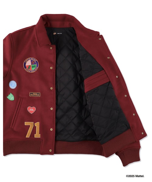 WIND AND SEA(ウィンダンシー)の「UNO x WDS MELTON JACKET(スタジャン・メンズ・ブラック/エンジ・S/L/XL/M)」の11枚目の写真