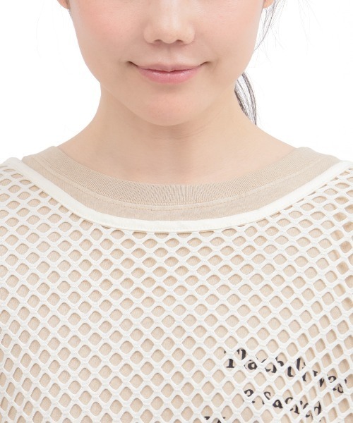 チチカカ(チチカカ)の「Orale! メッシュセットプリントTシャツ(Tシャツ/カットソー・レディース・グリーン/チャコールグレー/ベージュ・FREE)」の16枚目の写真