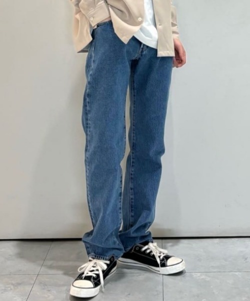 Levi's(リーバイス)の「Levi's(リーバイス)501リラックスストレート(デニムパンツ・メンズ・ダークインディゴブルー・29inch/31inch/33inch/28inch/36inch/34inch/32inch/30inch)」の1枚目の写真