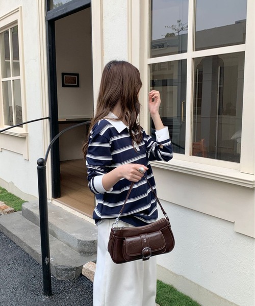 mebole(メボレ)の「Belt Pocket Shoulder Bag(ショルダーバッグ・レディース・ホワイト/シルバー/レッド/ブラック/ブラウン・FREE)」の16枚目の写真