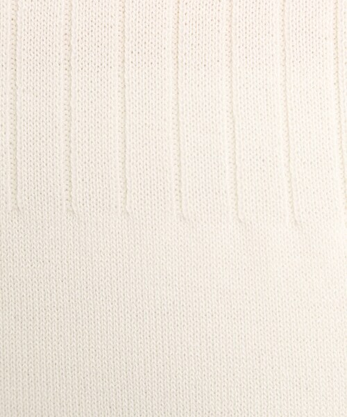 ITS'DEMO(イッツデモ)の「【縮みに強い/毛玉防止/洗濯機OK】タフニット リブ切替ニットプルオーバー(ニット/セーター・レディース・ブルー/オフホワイト/レッド系1/ブラック/ライトイエロー系・00)」の13枚目の写真