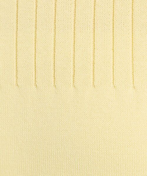 ITS'DEMO(イッツデモ)の「【縮みに強い/毛玉防止/洗濯機OK】タフニット リブ切替ニットプルオーバー(ニット/セーター・レディース・ブルー/オフホワイト/レッド系1/ブラック/ライトイエロー系・00)」の21枚目の写真