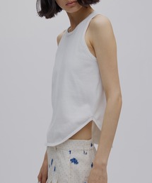 Ameri（アメリ）の「LOW BASIC COMPACT KNIT TANK TOP（タンクトップ）」