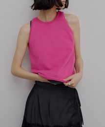 Ameri（アメリ）の「LOW BASIC COMPACT KNIT TANK TOP（タンクトップ）」