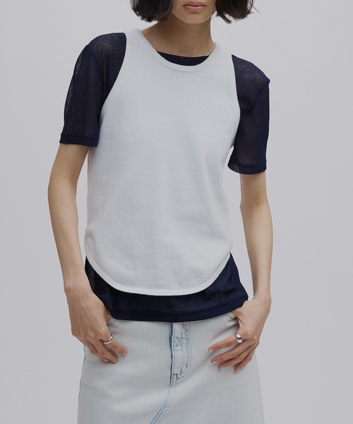 Ameri（アメリ）の「LOW BASIC COMPACT KNIT TANK TOP（タンクトップ・レディース・グリーン系その他/グレー/ピンク/ホワイト・FREE）」の14枚目の写真