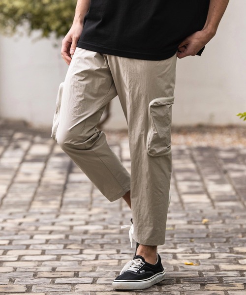 CAMBIO(カンビオ)の「mp14862-Stretch Woven Fabric Side Pocket Pants サイドポケットパンツ(2026GIM-019)(その他パンツ・メンズ・ブラック/チャコール/グレイッシュベージュ・M/S/XL)」の9枚目の写真