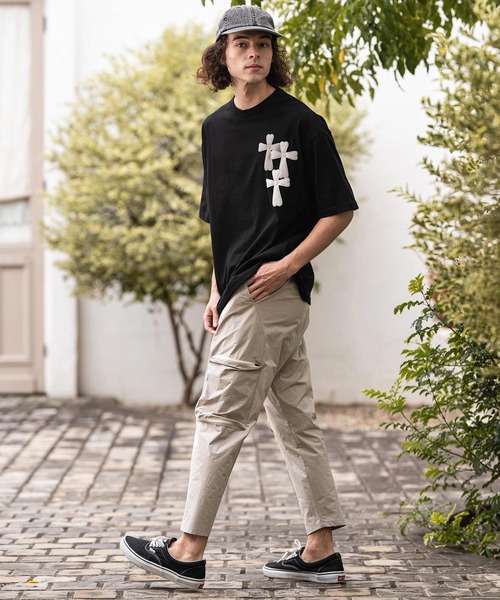 CAMBIO(カンビオ)の「mp14862-Stretch Woven Fabric Side Pocket Pants サイドポケットパンツ(2026GIM-019)(その他パンツ・メンズ・ブラック/チャコール/グレイッシュベージュ・M/S/XL)」の12枚目の写真
