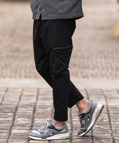 CAMBIO(カンビオ)の「mp14862-Stretch Woven Fabric Side Pocket Pants サイドポケットパンツ(2026GIM-019)(その他パンツ・メンズ・ブラック/チャコール/グレイッシュベージュ・M/S/XL)」の14枚目の写真