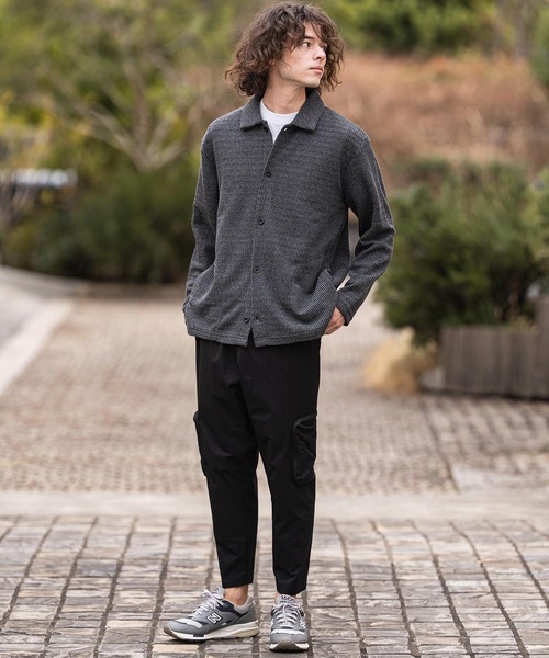 CAMBIO(カンビオ)の「mp14862-Stretch Woven Fabric Side Pocket Pants サイドポケットパンツ(2026GIM-019)(その他パンツ・メンズ・ブラック/チャコール/グレイッシュベージュ・M/S/XL)」の19枚目の写真