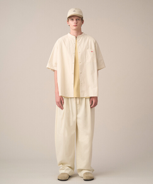 DANTON(ダントン)の「Men's Lightweight Twill 2tuck Easy Pants(その他パンツ・メンズ・ベージュ/ブラック/アイボリー・38/40/44/42)」の4枚目の写真