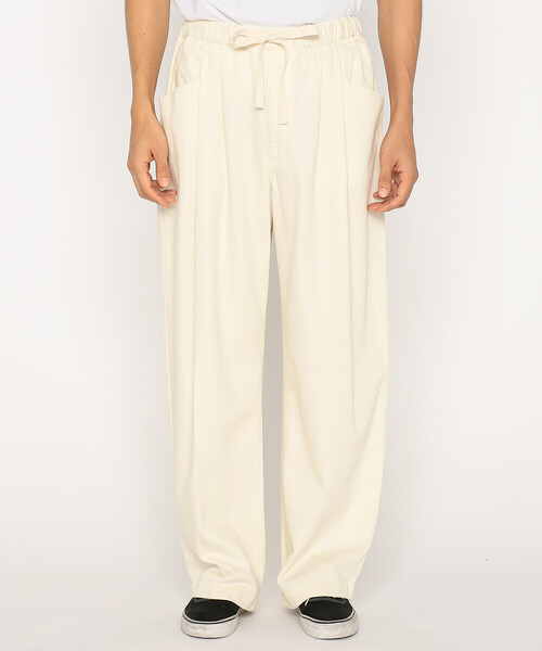 DANTON(ダントン)の「Men's Lightweight Twill 2tuck Easy Pants(その他パンツ・メンズ・ベージュ/ブラック/アイボリー・38/40/44/42)」の9枚目の写真