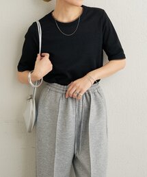 Omekashi | ラメリブ半袖ニット(ニット/セーター)