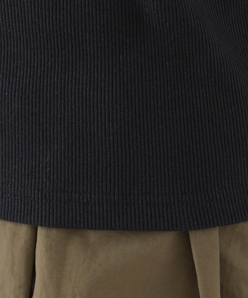 NANO universe（ナノユニバース）の「UVカット抗菌防臭吸水速乾イージーケアリブ タンクトップ（タンクトップ・レディース・ブラック/ホワイト/ライトグレー・FREE）」の19枚目の写真